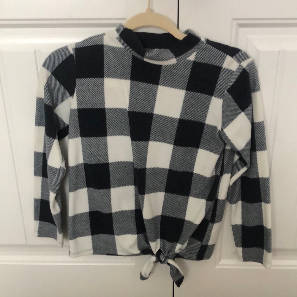 Black and white sweater